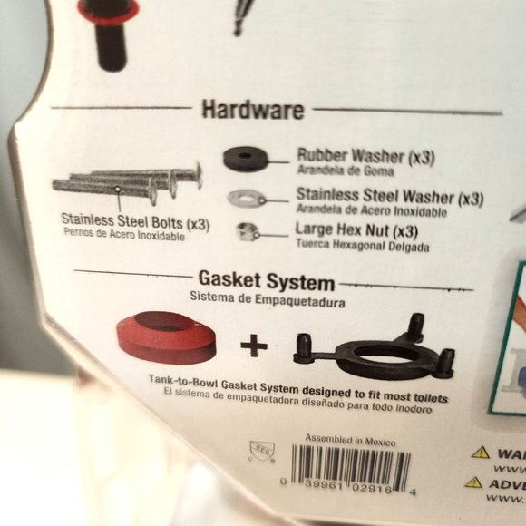 Fluidmaster Universal The Everything Tank/Toilet Repair Kit With Tools Included - Picture 7 of 16
